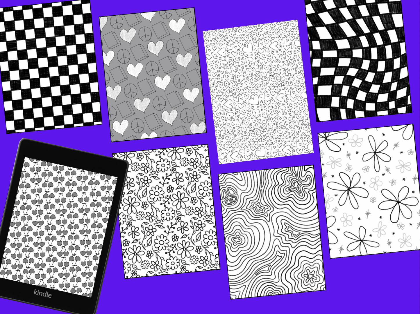 Cutesy Patterns Kindle Wallpaper Bundle