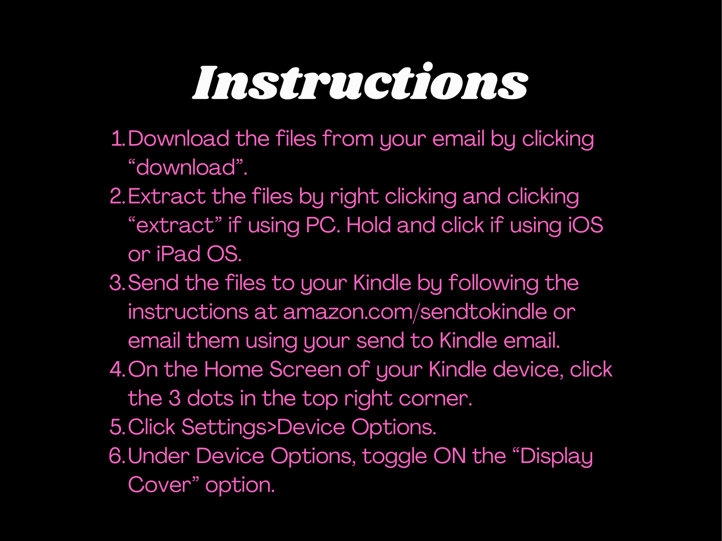 Cutesy Patterns Kindle Wallpaper Bundle