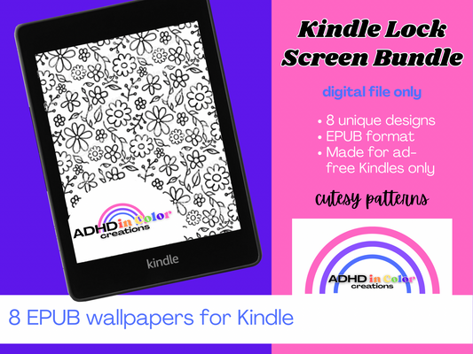 Cutesy Patterns Kindle Wallpaper Bundle